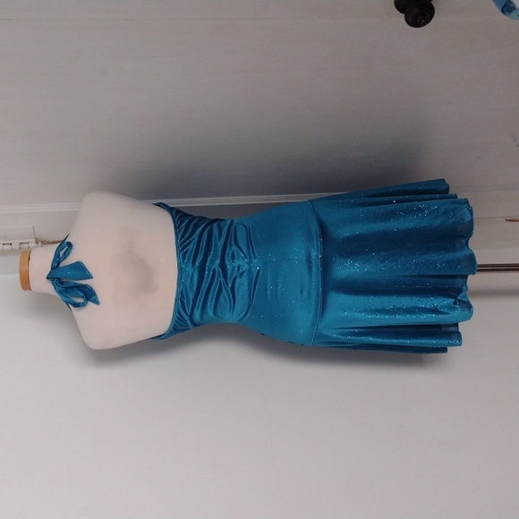 Taboo Blue Sequin Party Dress - Picture 2 of 4